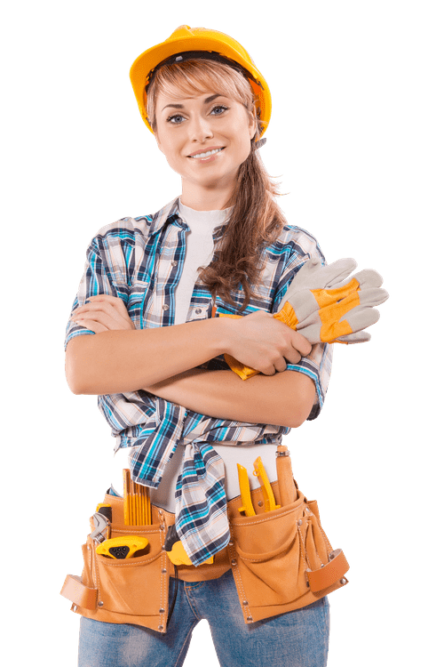 Ouvrière de la construction